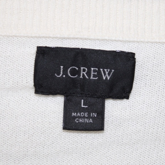 JCrew sweater white and red - Picture 2 of 3